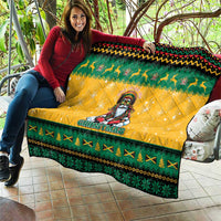 Jamaica Christmas Quilt Have Ah Irie Irie Christmas - Wonder Print Shop