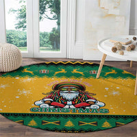 Jamaica Christmas Round Carpet Have Ah Irie Irie Christmas - Wonder Print Shop
