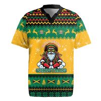 Jamaica Christmas Rugby Jersey Have Ah Irie Irie Christmas - Wonder Print Shop