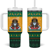 Jamaica Christmas Tumbler With Handle Have Ah Irie Irie Christmas - Wonder Print Shop