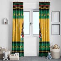 Jamaica Christmas Window Curtain Have Ah Irie Irie Christmas - Wonder Print Shop