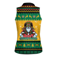 Jamaica Christmas Women Sleeveless Polo Shirt Have Ah Irie Irie Christmas - Wonder Print Shop