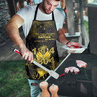 Haiti 1804 Apron Gold Tropical Leaves And Coat Of Arms - Wonder Print Shop