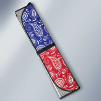 Haiti Paisley Auto Sun Shade Haitian Flag Bandana Style - Wonder Print Shop