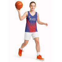 Custom Haiti Football Basketball Jersey Sporty Style - Wonder Print Shop