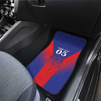 Custom Haiti Football Car Mats Sporty Style - Wonder Print Shop