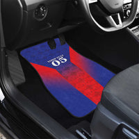 Custom Haiti Football Car Mats Sporty Style - Wonder Print Shop
