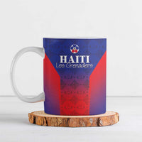 Custom Haiti Football Ceramic Mug Sporty Style - Wonder Print Shop
