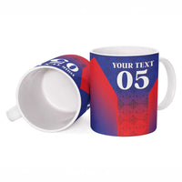 Custom Haiti Football Ceramic Mug Sporty Style - Wonder Print Shop