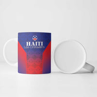 Custom Haiti Football Ceramic Mug Sporty Style - Wonder Print Shop