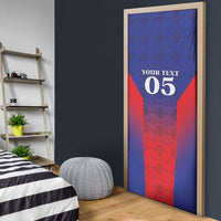 Custom Haiti Football Door Cover Sporty Style - Wonder Print Shop