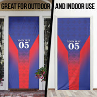 Custom Haiti Football Door Cover Sporty Style - Wonder Print Shop
