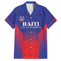 Custom Haiti Football Family Matching Off The Shoulder Long Sleeve Dress and Hawaiian Shirt Sporty Style - Wonder Print Shop