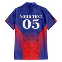 Custom Haiti Football Family Matching Off Shoulder Maxi Dress and Hawaiian Shirt Sporty Style - Wonder Print Shop