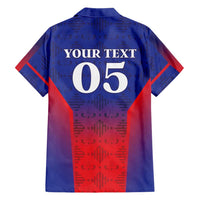 Custom Haiti Football Family Matching Off Shoulder Short Dress and Hawaiian Shirt Sporty Style - Wonder Print Shop