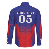 Custom Haiti Football Family Matching Short Sleeve Bodycon Dress and Hawaiian Shirt Sporty Style - Wonder Print Shop