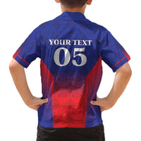 Custom Haiti Football Family Matching Tank Maxi Dress and Hawaiian Shirt Sporty Style - Wonder Print Shop