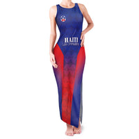 Custom Haiti Football Family Matching Tank Maxi Dress and Hawaiian Shirt Sporty Style - Wonder Print Shop
