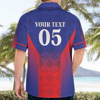 Custom Haiti Football Hawaiian Shirt Sporty Style - Wonder Print Shop