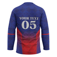 Custom Haiti Football Hockey Jersey Sporty Style - Wonder Print Shop