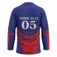 Custom Haiti Football Hockey Jersey Sporty Style - Wonder Print Shop