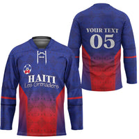 Custom Haiti Football Hockey Jersey Sporty Style - Wonder Print Shop