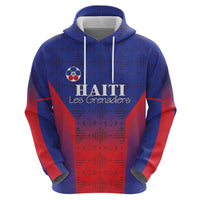 Custom Haiti Football Hoodie Sporty Style - Wonder Print Shop