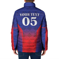 Custom Haiti Football Padded Jacket Sporty Style - Wonder Print Shop