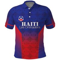 Custom Haiti Football Polo Shirt Sporty Style - Wonder Print Shop