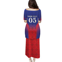 Custom Haiti Football Puletasi Sporty Style - Wonder Print Shop