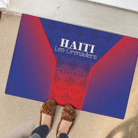 Haiti Football Rubber Doormat Sporty Style - Wonder Print Shop