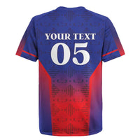 Custom Haiti Football Rugby Jersey Sporty Style - Wonder Print Shop