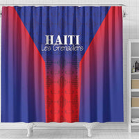 Haiti Football Shower Curtain Sporty Style - Wonder Print Shop