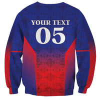Custom Haiti Football Sweatshirt Sporty Style - Wonder Print Shop