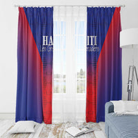 Haiti Football Window Curtain Sporty Style - Wonder Print Shop
