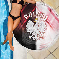 Poland Crowned Eagle Beach Blanket Special Style - Wonder Print Shop