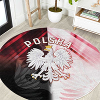 Poland Crowned Eagle Round Carpet Special Style - Wonder Print Shop