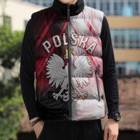 Personalized Poland Crowned Eagle Sleeveless Puffer Jacket Special Style - Wonder Print Shop