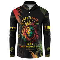 Juneteenth Is My Independence Day Button Sweatshirt