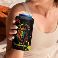 Juneteenth Is My Independence Day 4 in 1 Can Cooler Tumbler