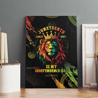Juneteenth Is My Independence Day Canvas Wall Art