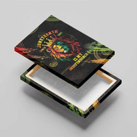 Juneteenth Is My Independence Day Canvas Wall Art