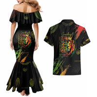 Juneteenth Is My Independence Day Couples Matching Mermaid Dress and Hawaiian Shirt