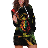 Juneteenth Is My Independence Day Hoodie Dress