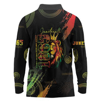 Juneteenth Is My Independence Day Long Sleeve Polo Shirt