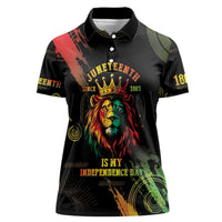 Juneteenth Is My Independence Day Women Polo Shirt