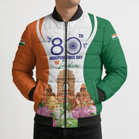 Jai Hind India Bomber Puffer Jacket Happy 80th Independence Day
