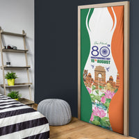Jai Hind India Door Cover Happy 80th Independence Day