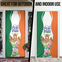 Jai Hind India Door Cover Happy 80th Independence Day