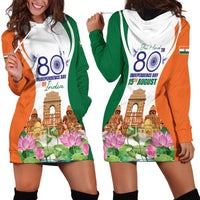 Jai Hind India Hoodie Dress Happy 80th Independence Day